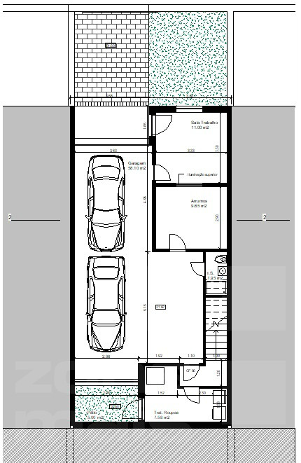 Rijtjes huis 3 kamerwoning
